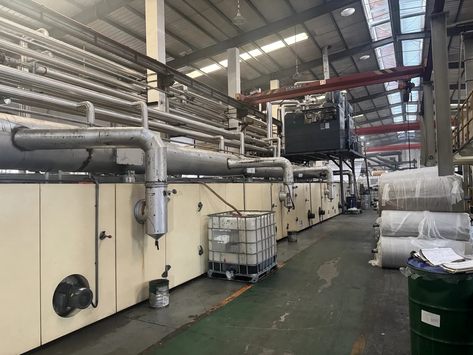 PVC leather manufacturing equipment